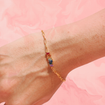 Load image into Gallery viewer, Baguette Confetti Bracelet
