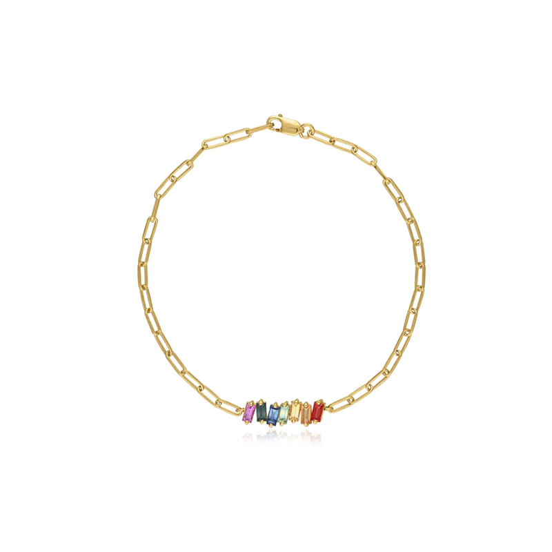 Baguette Confetti Bracelet